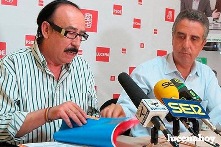 Antonio Sánchez Villatoro y Juan Pérez (Archivo LucenaHoy) Antonio Sánchez Villatoro y Juan Pérez (Archivo LucenaHoy)