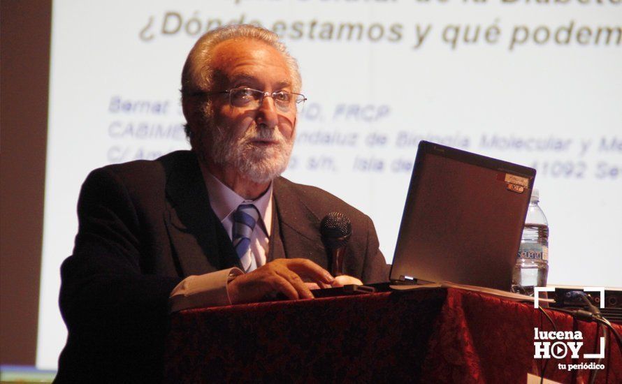 Bernat Soria durante su intervención en el congreso en el Palacio Erisana Bernat Soria durante su intervención en el congreso en el Palacio Erisana