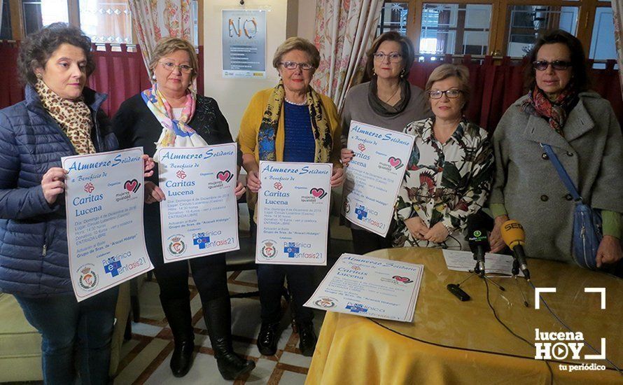 Representantes de Mujeres en Igualdad, en el Círculo Lucentino. Representantes de Mujeres en Igualdad, en el Círculo Lucentino.