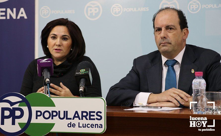 María de la O Redondo y Paco Huertas esta mañana María de la O Redondo y Paco Huertas esta mañana