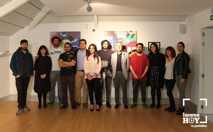 Autoridades y artistas durante la inauguración de la muestra Autoridades y artistas durante la inauguración de la muestra