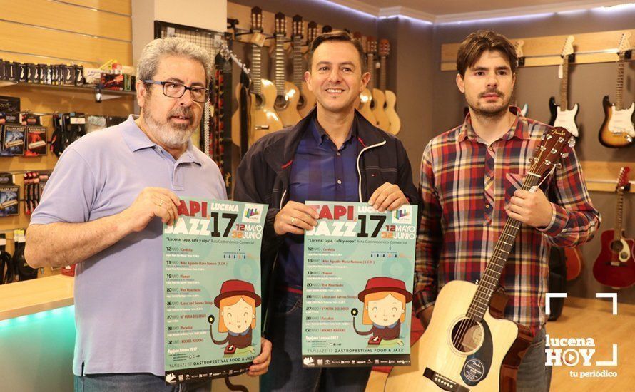 Presentación de la nueva edición del Tapijazz Lucena Presentación de la nueva edición del Tapijazz Lucena
