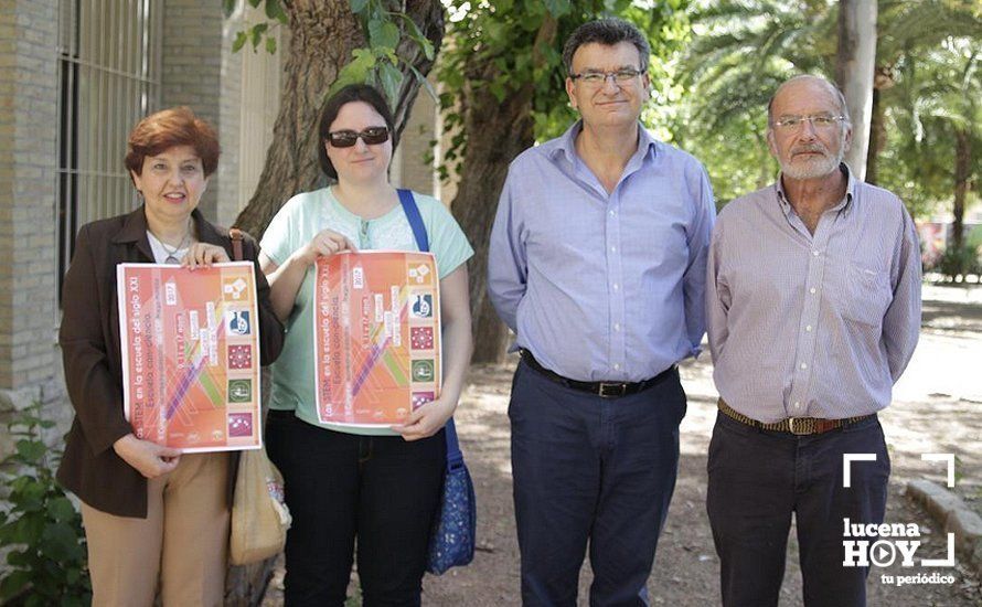 Presentación del congreso, esta mañana en las instalaciones del IES Marqués de Comares Presentación del congreso, esta mañana en las instalaciones del IES Marqués de Comares