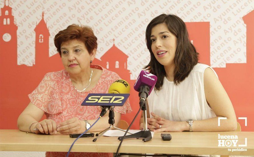 La concejal de Educación, Encarnación Camacho, y la concejal de Servicios Sociales, Teresa Alonso La concejal de Educación, Encarnación Camacho, y la concejal de Servicios Sociales, Teresa Alonso