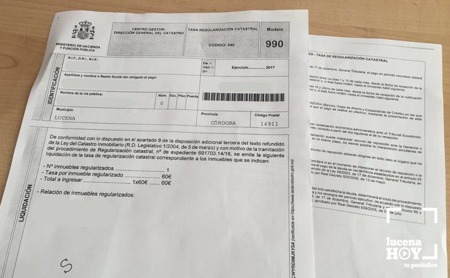 Notificacion de revisión catastral que van a recibir más de 3.000 propietarios Notificacion de revisión catastral que van a recibir más de 3.000 propietarios