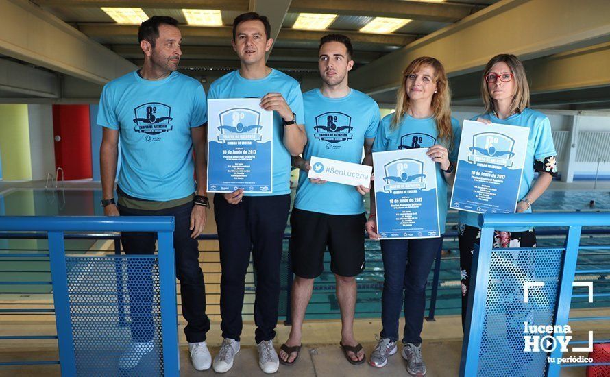 Presentación de esta actividad, esta mañana en las piscinas municipales Presentación de esta actividad, esta mañana en las piscinas municipales
