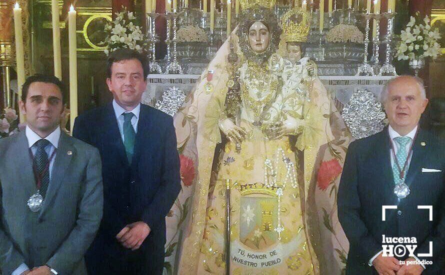Aurelio Fernandez García y Rafael Romero Gutiérrez, junto a José Millán González Aurelio Fernandez García y Rafael Romero Gutiérrez, junto a José Millán González