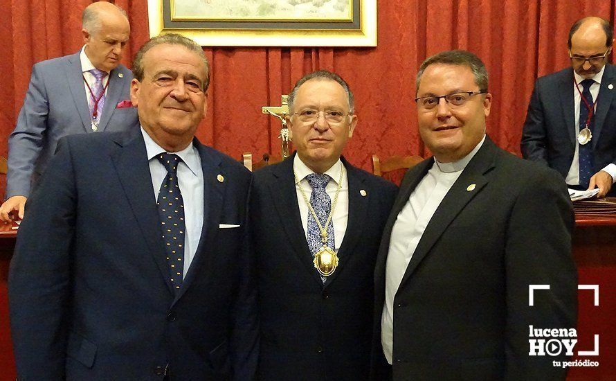 Rafael Ramírez entre Francisco Arjona Pacheco y Francisco Delgado Alonso Rafael Ramírez entre Francisco Arjona Pacheco y Francisco Delgado Alonso