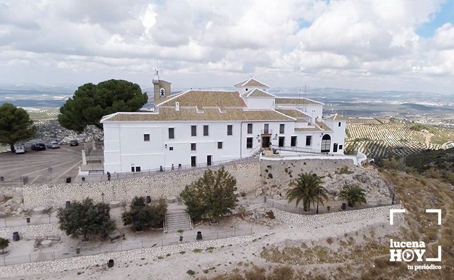 Vista aérea del Santuario de María Stma. de Araceli. Archivo LucenaHoy Vista aérea del Santuario de María Stma. de Araceli. Archivo LucenaHoy