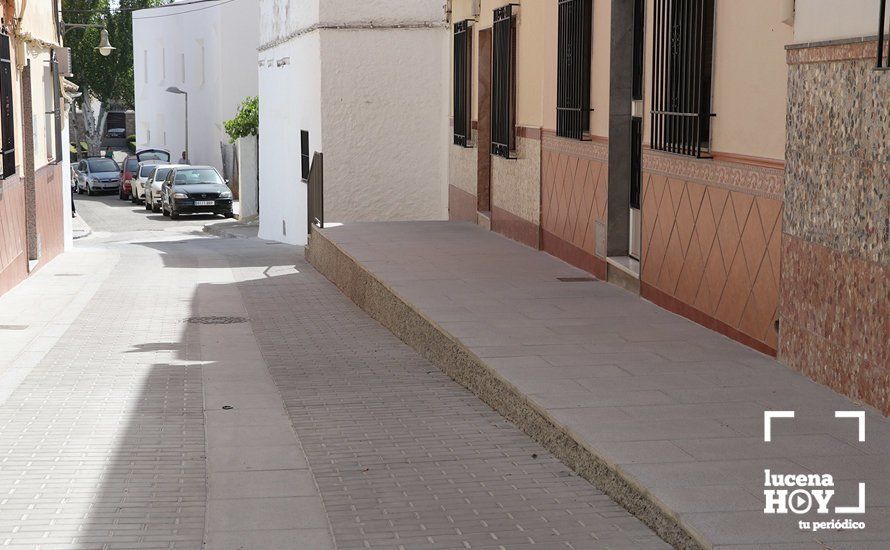 Calle Tras la Parra tras la intervención Calle Tras la Parra tras la intervención