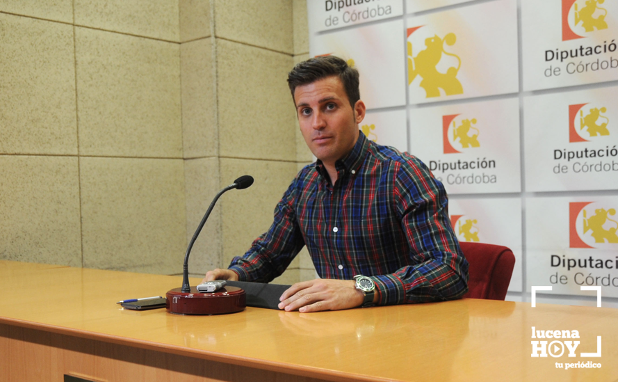 El responsable del área de Deportes en la institución provincial, Martín Torralbo El responsable del área de Deportes en la institución provincial, Martín Torralbo