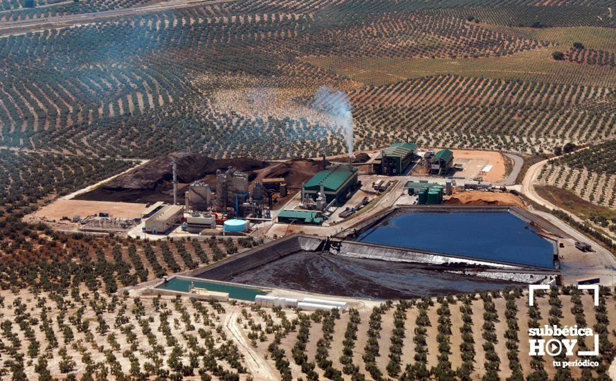 Vista aérea de Bioenergía Santamaría en Lucena Vista aérea de Bioenergía Santamaría en Lucena
