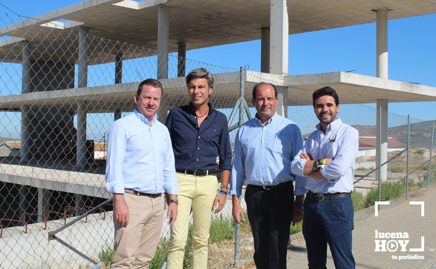 Andrés Lorite, junto a Paco Huertas, Francis Aguilar y Manuel Barea, ediles del PP en el ayuntamiento de Lucena Andrés Lorite, junto a Paco Huertas, Francis Aguilar y Manuel Barea, ediles del PP en el ayuntamiento de Lucena