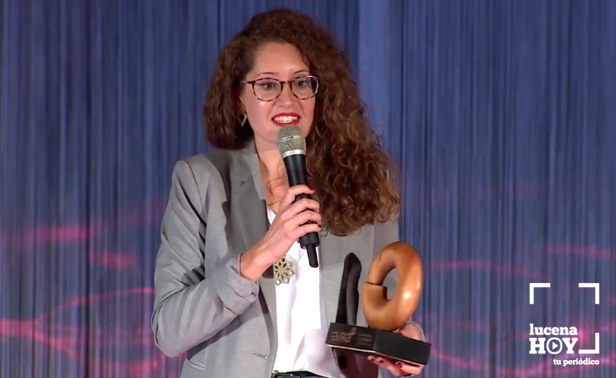 Lorena Romero recoge el premio 'Gira Mujer Coca Cola' en Madrid el pasado martes. Lorena Romero recoge el premio 'Gira Mujer Coca Cola' en Madrid el pasado martes.