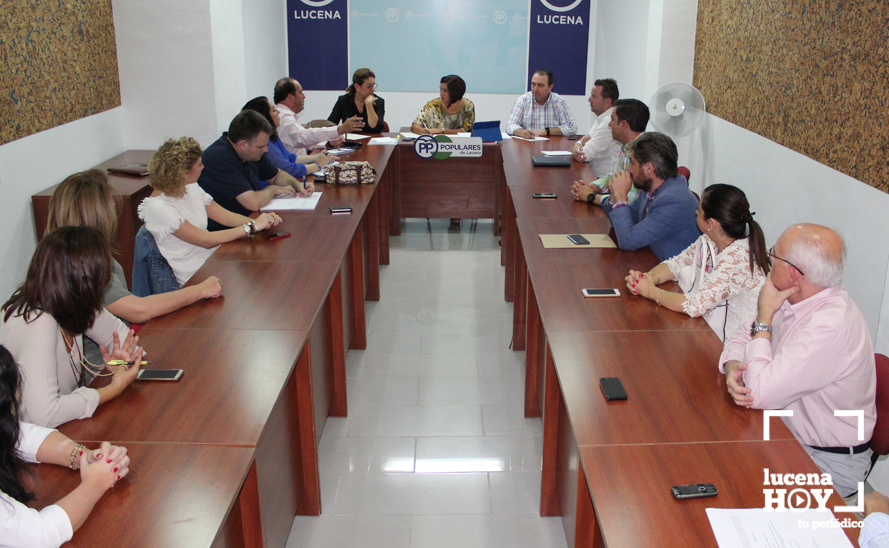 Imagen de la nueva Junta Directiva del PP Imagen de la nueva Junta Directiva del PP