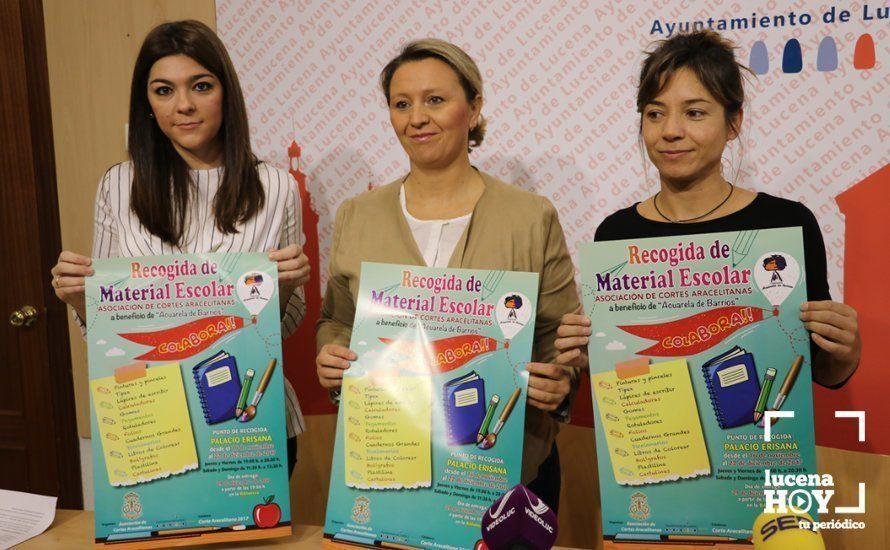 Araceli Aguilar, Mar Morales y Ana Franco durante la presentación Araceli Aguilar, Mar Morales y Ana Franco durante la presentación