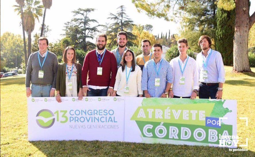 Ejecutiva Nuevas Generaciones del PP de Córdoba, con Francisco Mesa, primero por la derecha en la imagen. Fuente: NNGG del PP Ejecutiva Nuevas Generaciones del PP de Córdoba, con Francisco Mesa, primero por la derecha en la imagen. Fuente: NNGG del PP