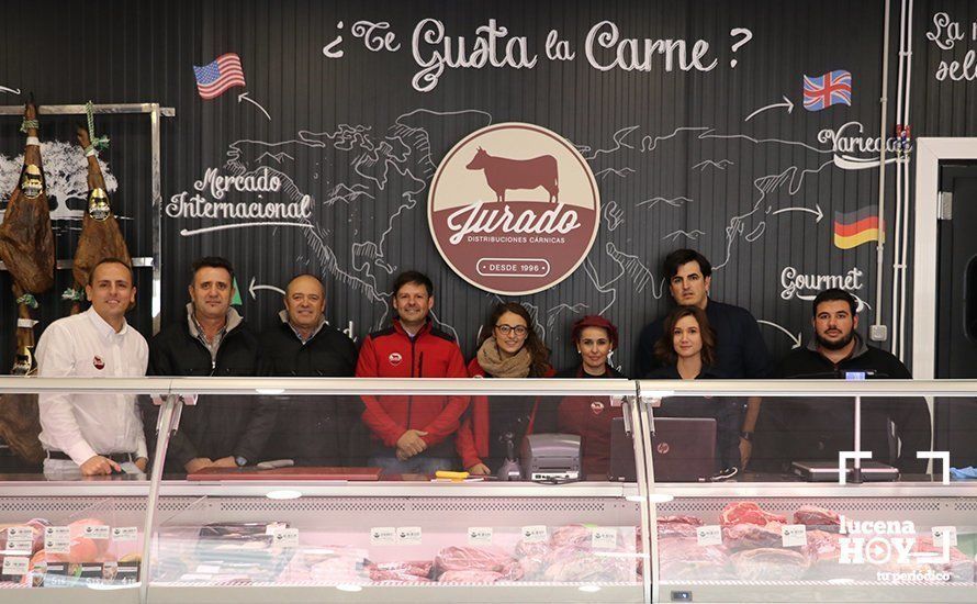 Parte del equipo de más de veinte profesionales que forman de Distribuciones Cárnicas Jurado Parte del equipo de más de veinte profesionales que forman de Distribuciones Cárnicas Jurado