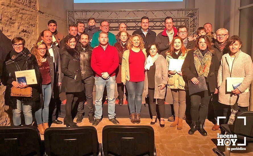 Autoridades y galardonados en esta edición del concurso de Belenes Autoridades y galardonados en esta edición del concurso de Belenes