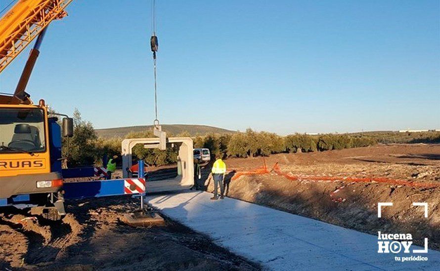 Obras de la variante, cerca de la estación de servicio BP y el Parque de Bomberos Obras de la variante, cerca de la estación de servicio BP y el Parque de Bomberos