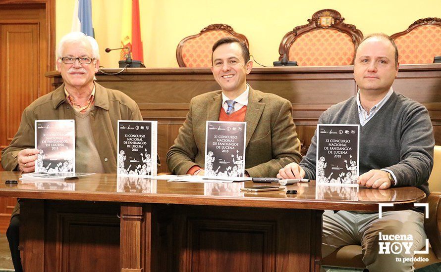Presentación del XI Concurso Nacional de Fandangos de Lucena Presentación del XI Concurso Nacional de Fandangos de Lucena