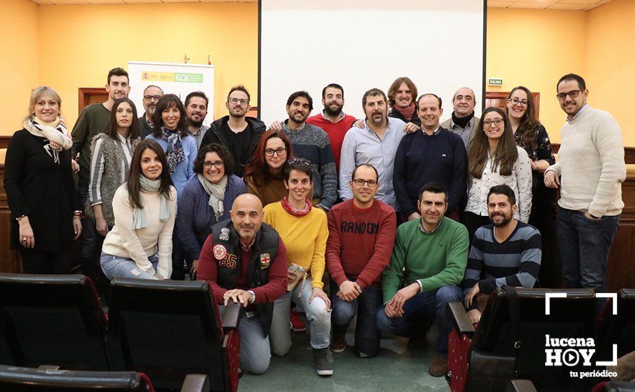 Los participantes en la tercera edición del espacio Coworking Lucena Los participantes en la tercera edición del espacio Coworking Lucena