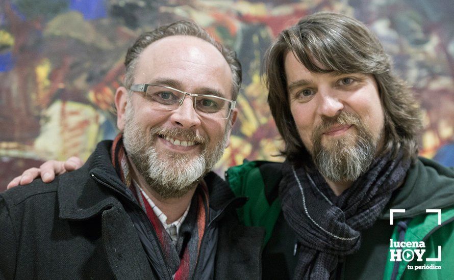 Pepe Luis Álvarez y Simon King, ayer durante la inauguración. Fotos: Jesús Ruiz "Gitanito" Pepe Luis Álvarez y Simon King, ayer durante la inauguración. Fotos: Jesús Ruiz "Gitanito"
