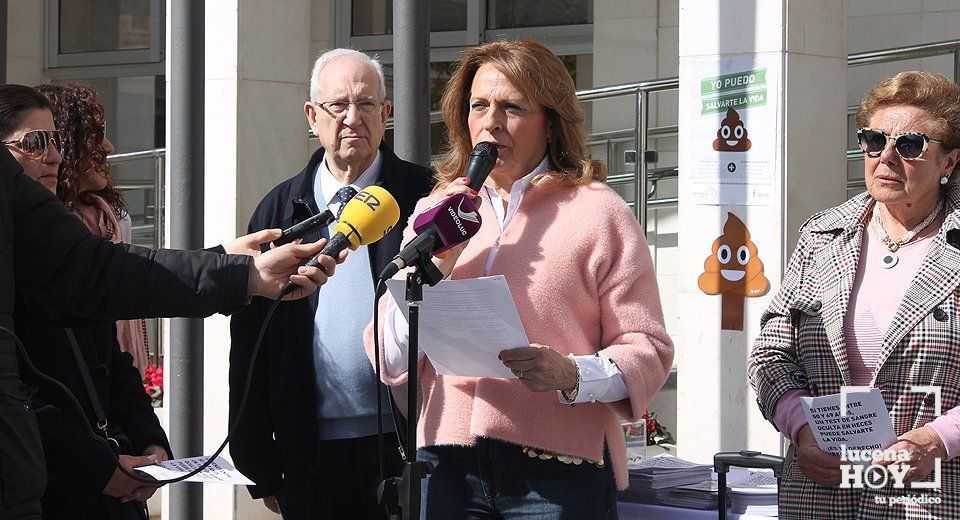 Acto informativo sobre el cáncer de colon celebrado hoy en la Plaza Nueva Acto informativo sobre el cáncer de colon celebrado hoy en la Plaza Nueva
