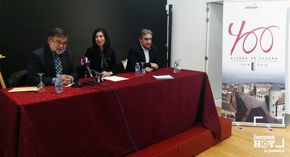 José Calvo Poyato, Teresa Alonso y José Luis Corral abrieron las jornadas José Calvo Poyato, Teresa Alonso y José Luis Corral abrieron las jornadas