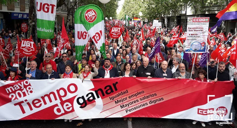 Manifestación del primero de mayo en Córdoba Manifestación del primero de mayo en Córdoba