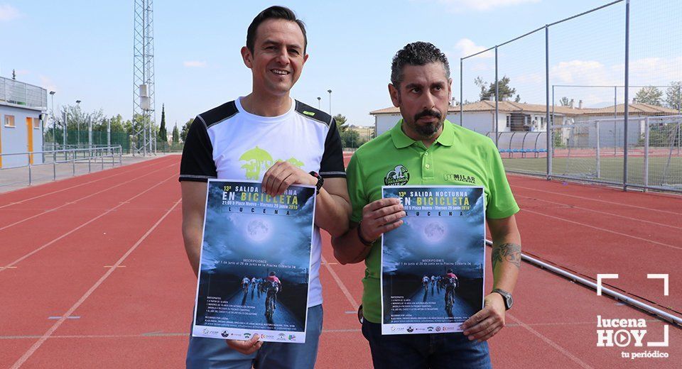 Manuel Lara y Manuel Zafra durante la presentación Manuel Lara y Manuel Zafra durante la presentación