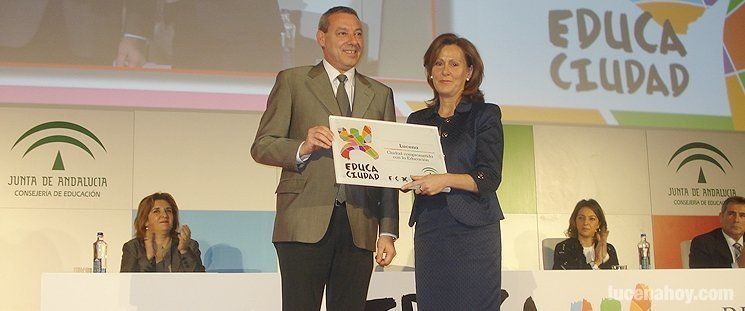 Lucena, entre los diez galardonados con el premio 'Educaciudad'