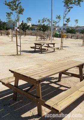 Inaugurado el parque urbano creado junto a la estación de Lucena
