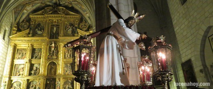 Bellas imágenes en el Vía Crucis interior del Amor en San Mateo