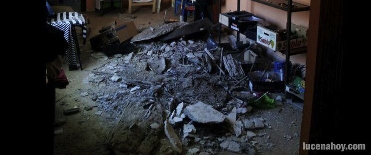 El edificio cuyo techo se hundió el sábado no podrá ser ocupado (fotos)