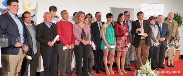 El Lucena C.F. acapara tres de los ocho premios de la Gala del Deporte (fotos)