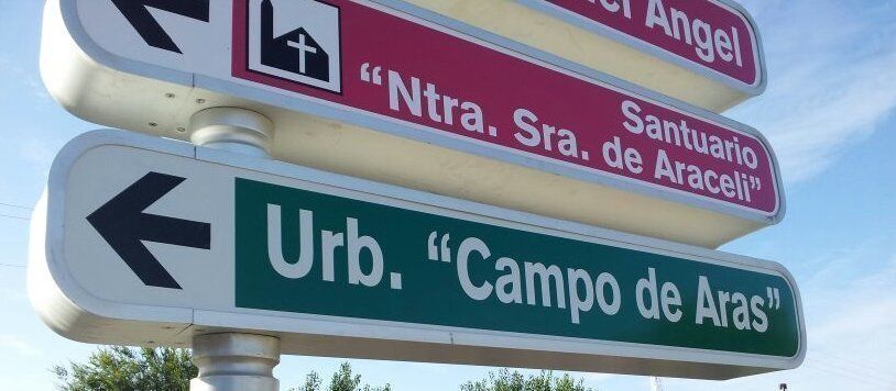 Comienza la sustitución de los carteles que presentaban errores ortográficos