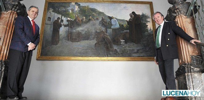 La Diputación restaura el cuadro de Muñoz Lucena Plegaria en las ermitas de Córdoba