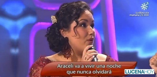 La lucentina Araceli Campillos consigue su "banquito" en el programa "Se llama copla" (vídeo)
