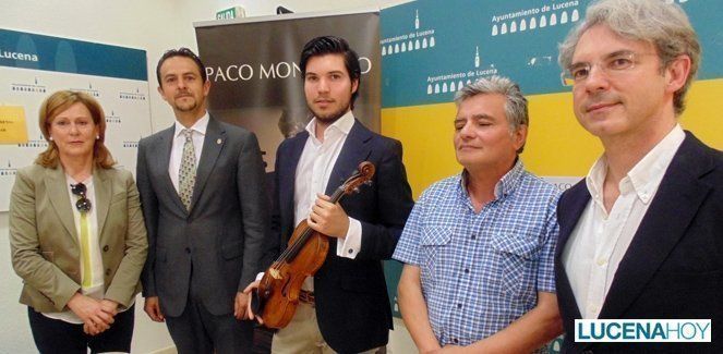 El violinista Paco Montalvo actuará en Lucena tras pasar por el Carnegie Hall de Nueva York