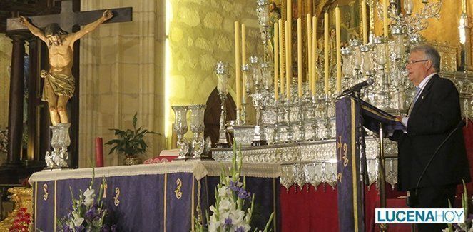 Fernando Zurita recorre en su pregón la Semana Santa de Lucena (fotos)