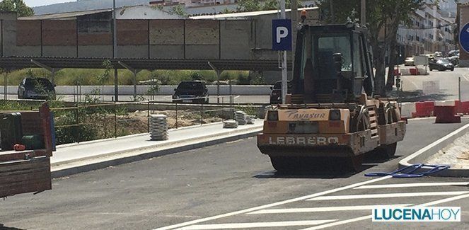 Asfaltado el puente de Cabra, que podría abrirse en un par de semanas