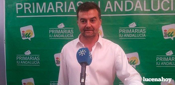 Antonio Maíllo, candidato de IU a la Junta, propone primarias también para las municipales