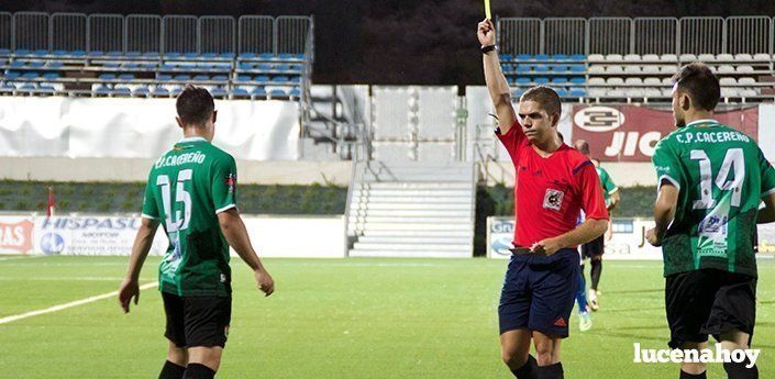 El acta del Lucena-Cacereño recoge graves insultos del jugador visitante Gallego a un policía nacional
