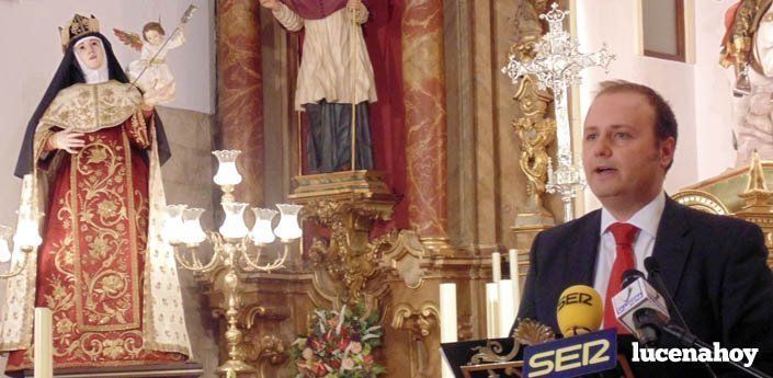 Cesar del Espino descubre a una Santa Teresa "que alzó en su figura la persona de María de Nazaret" (fotos)