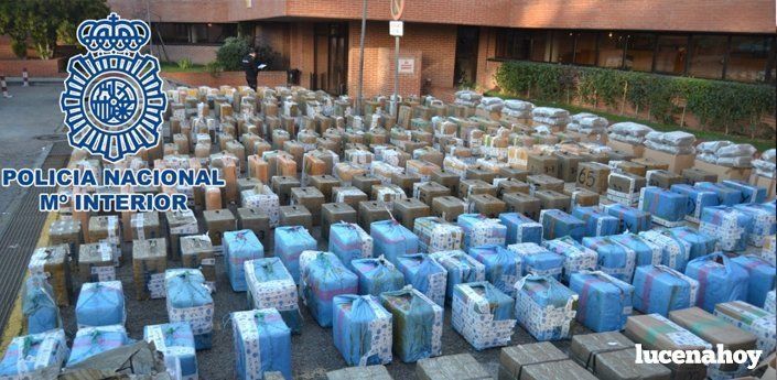Detenidos en Lucena 2 dos miembros de una organización que introducía droga en Europa