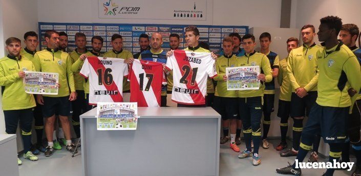 Los profesionales del Lucena CF proponen diversión y sortean camisetas del Rayo Vallecano