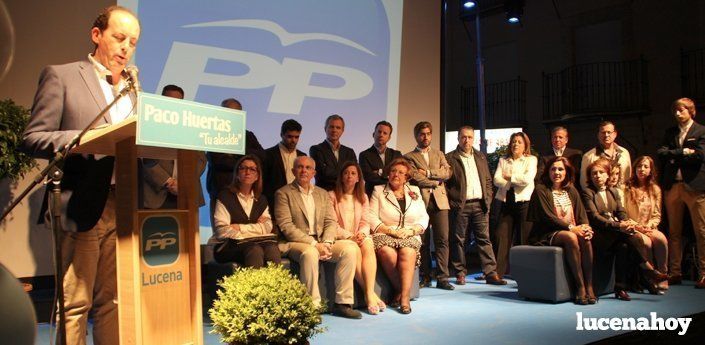 24M: Paco Huertas presenta su lista con referencias a la unidad del PP y catorce medidas básicas