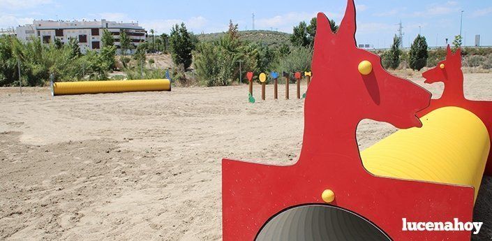 Las mascotas ya disponen de una zona de ocio y esparcimiento junto al supermercado Aldi (fotos)