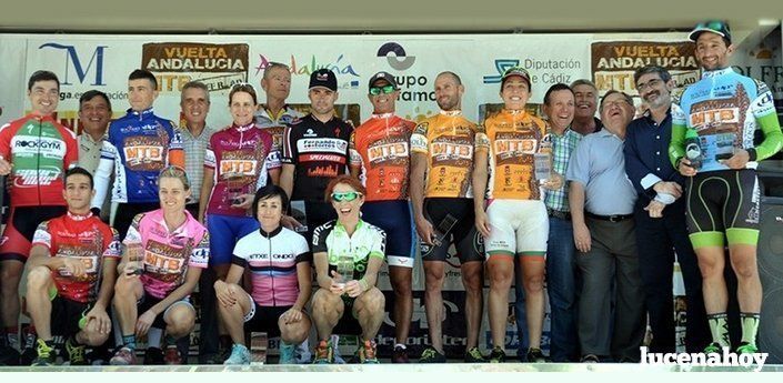 Jose Luis Carrasco y Celina Carpinteiro, vencedores de la Vuelta Andalucía MTB en Lucena (vídeo)